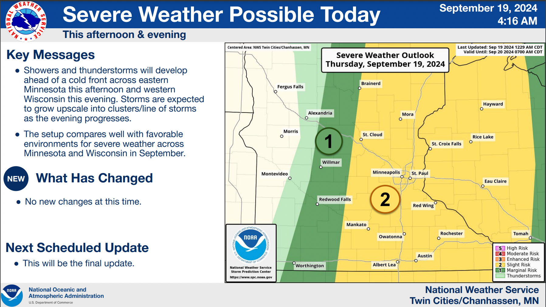 Very large hail, tornadoes possible with severe storms in Minnesota ...