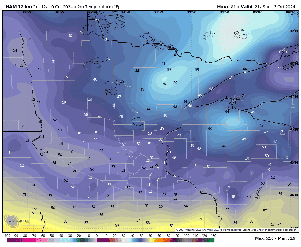 First snow of the season could be coming to Minnesota this weekend ...