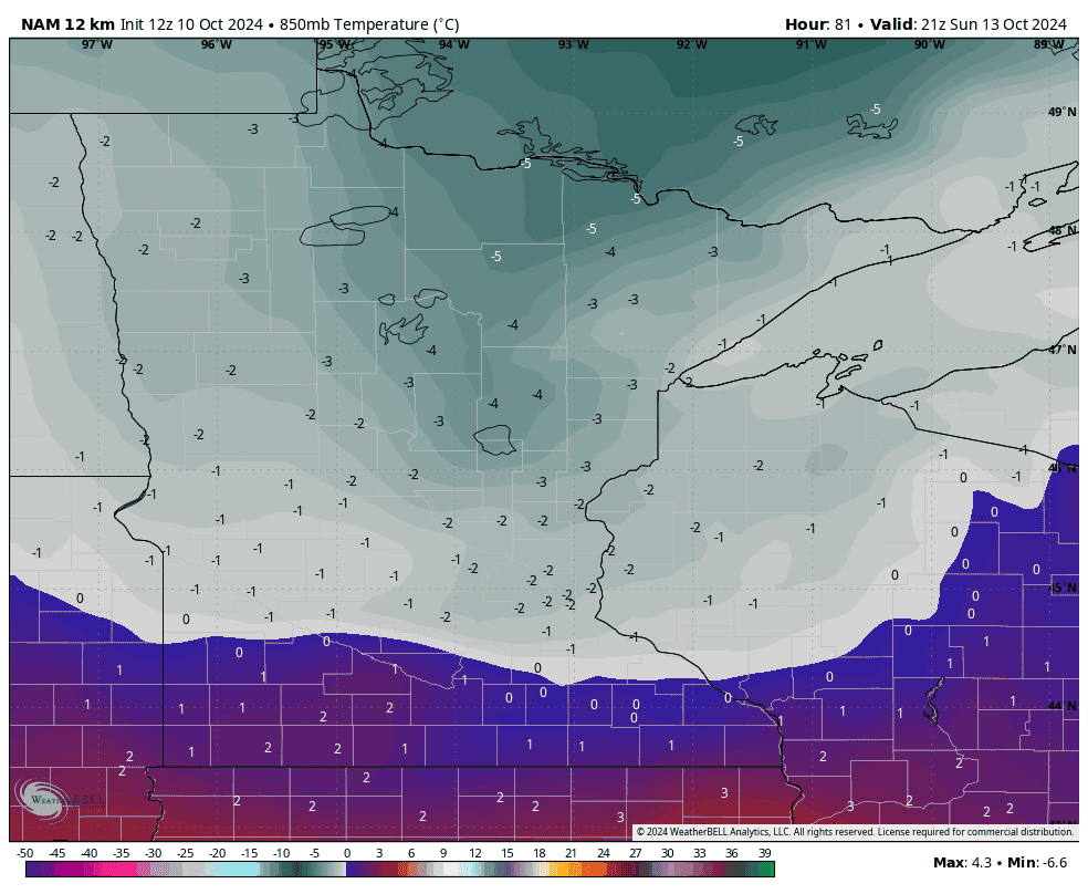 First snow of the season could be coming to Minnesota this weekend ...