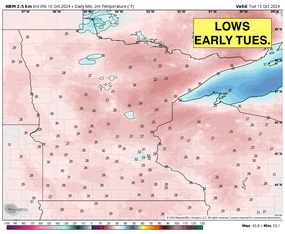 First snow of the season could be coming to Minnesota this weekend ...