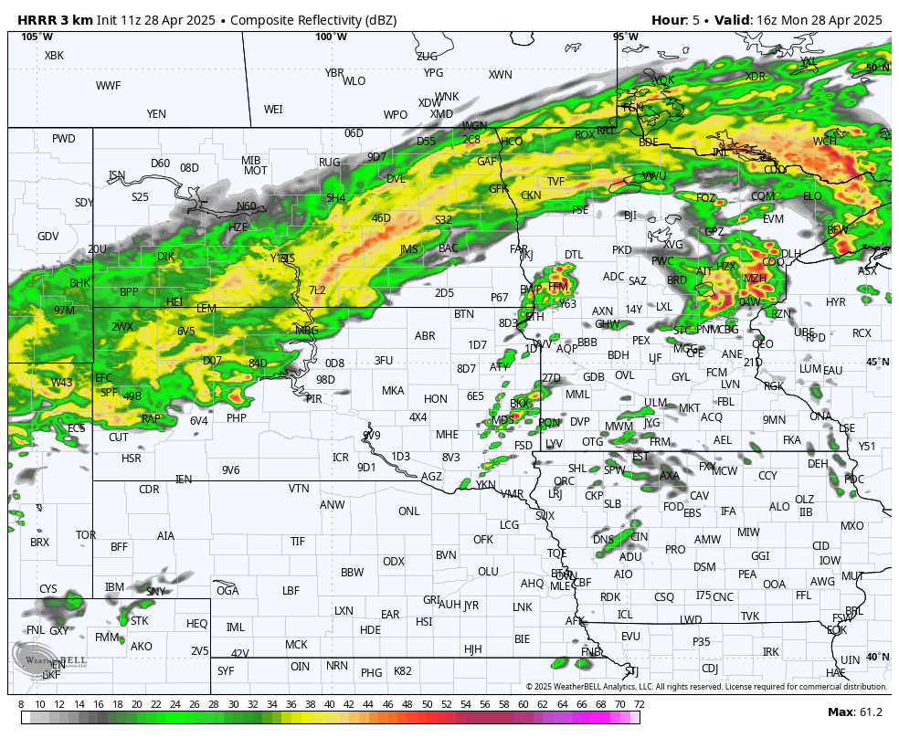 Monday severe weather outbreak: Strong tornadoes, very large hail ...