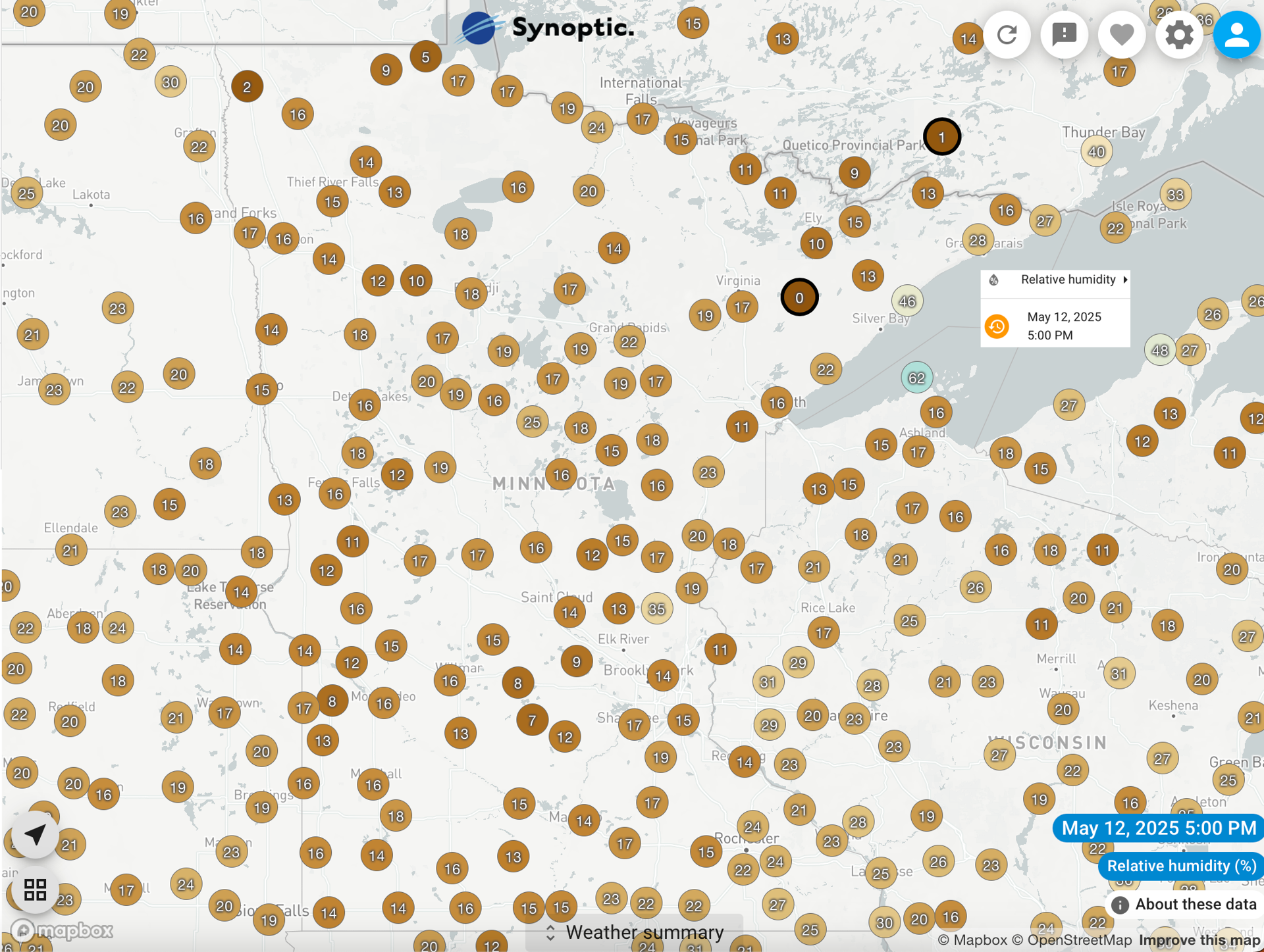 There were 129 temperature records broken in Minnesota last week ...