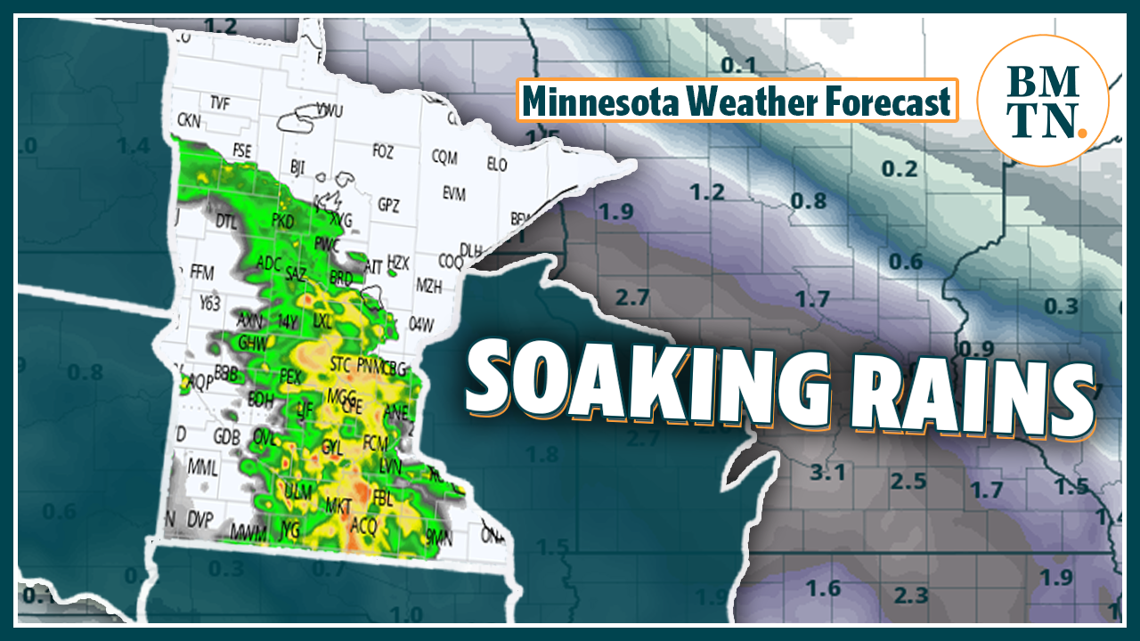Measuring rain in inches as soaking storm system spins through ...