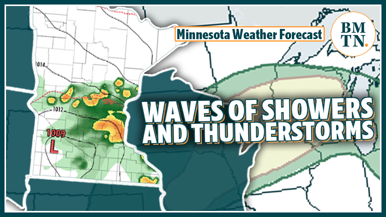 Waves of showers and thunderstorms developing this week - Bring Me The News