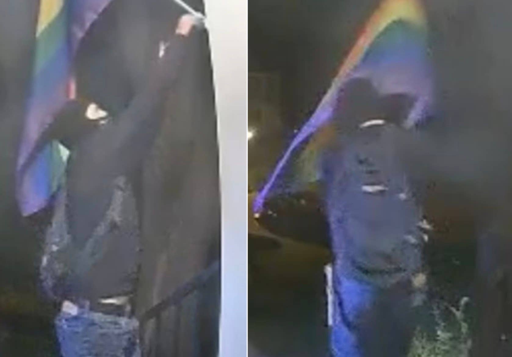 Police issue images of man wanted for tearing down Pride flags in St ...