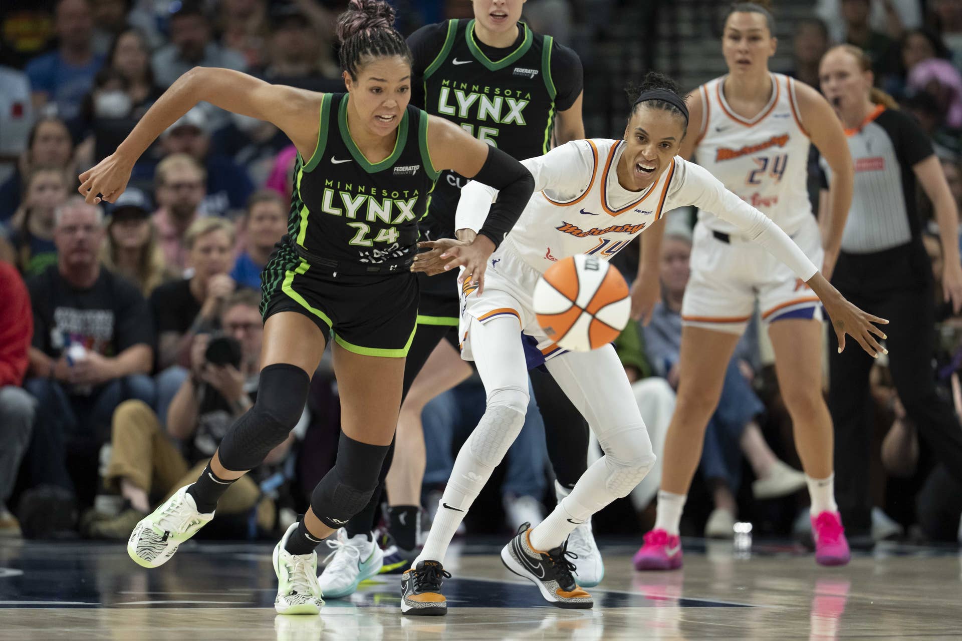Lynx blow 20-point lead as Mercury win Game 2 in overtime - Bring Me ...