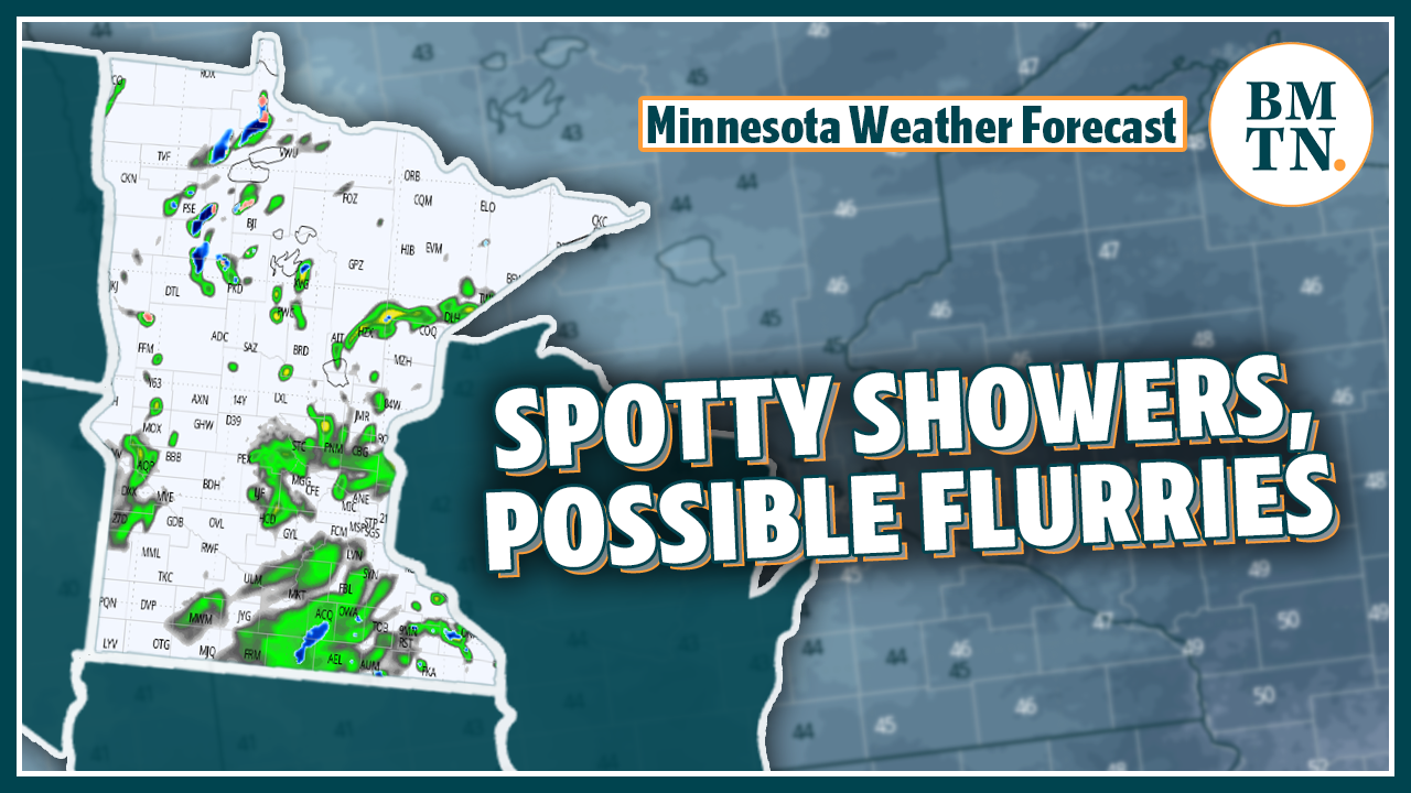 Clippers bring cooler temps, clouds, and possible flurries to Minnesota ...