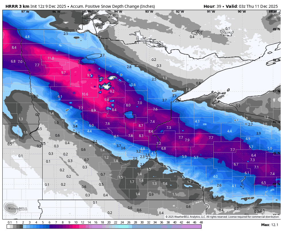Boom-or-bust storm slams Minnesota today with heavy snow and 50 mph ...