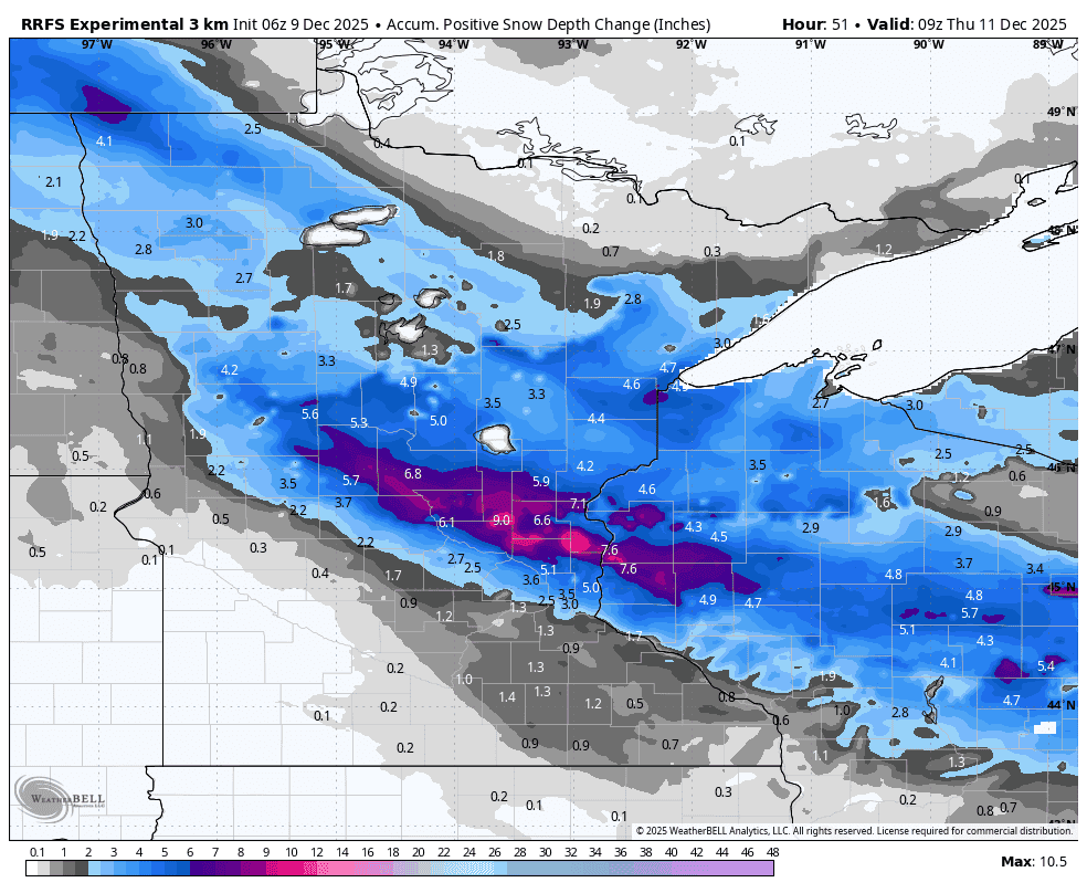Boom-or-bust storm slams Minnesota today with heavy snow and 50 mph ...