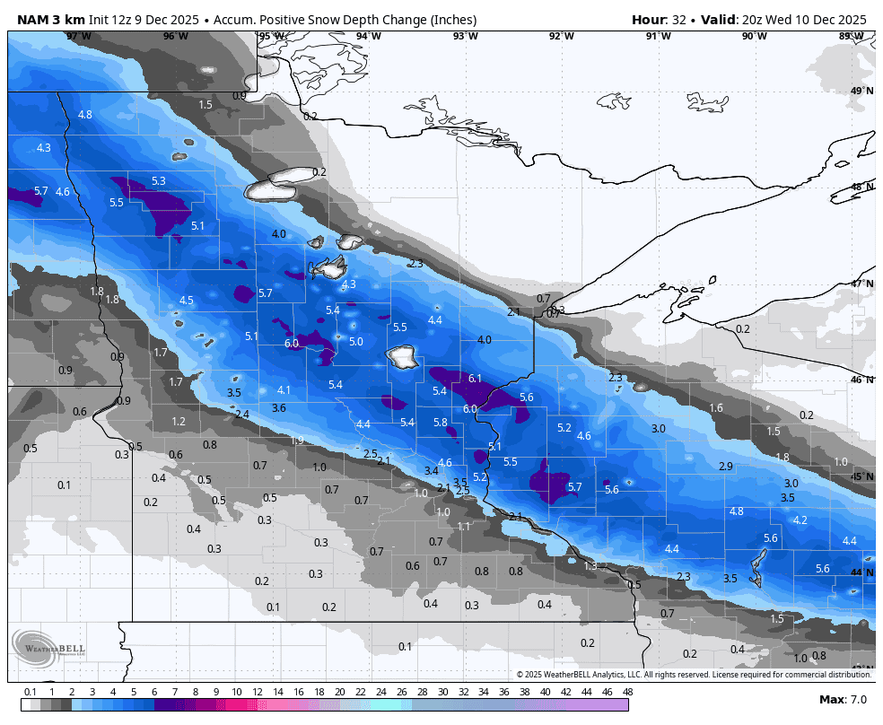 Boom-or-bust storm slams Minnesota today with heavy snow and 50 mph ...