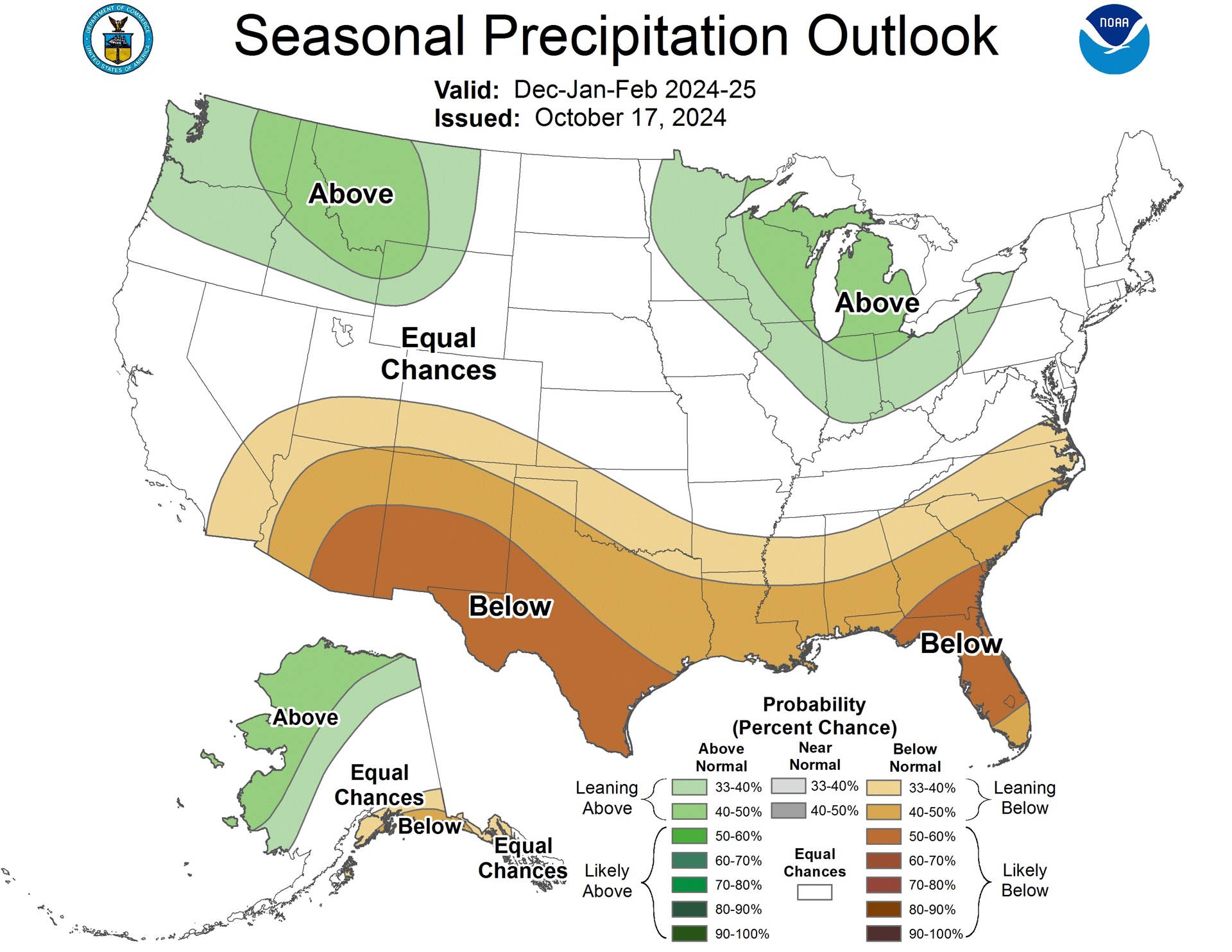 NOAA's winter outlook puts Minnesota in 'wetter-than-average' zone