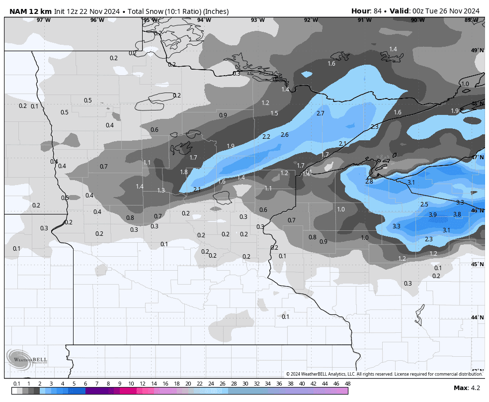 Clipper set to bring Sunday snow to parts of Minnesota - Bring Me The News