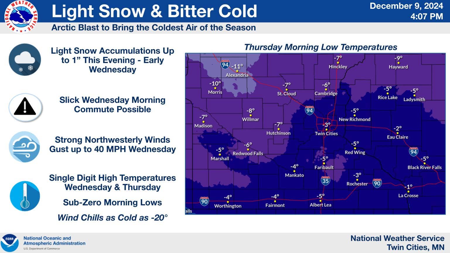 Light, accumulating snow expected in Twin Cities Tuesday evening ...