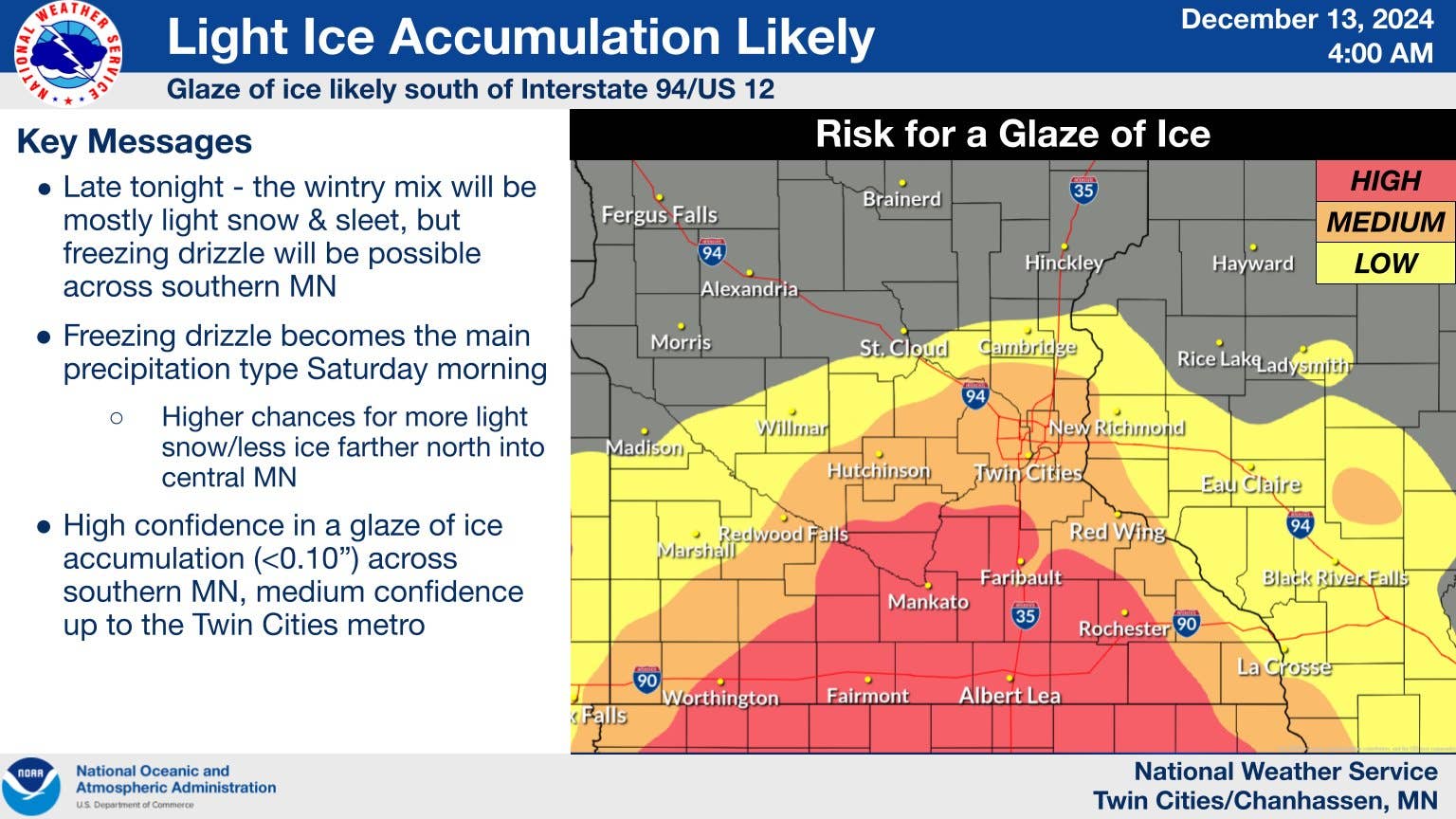 Winter weather advisory issued for Twin Cities ahead of freezing rain ...