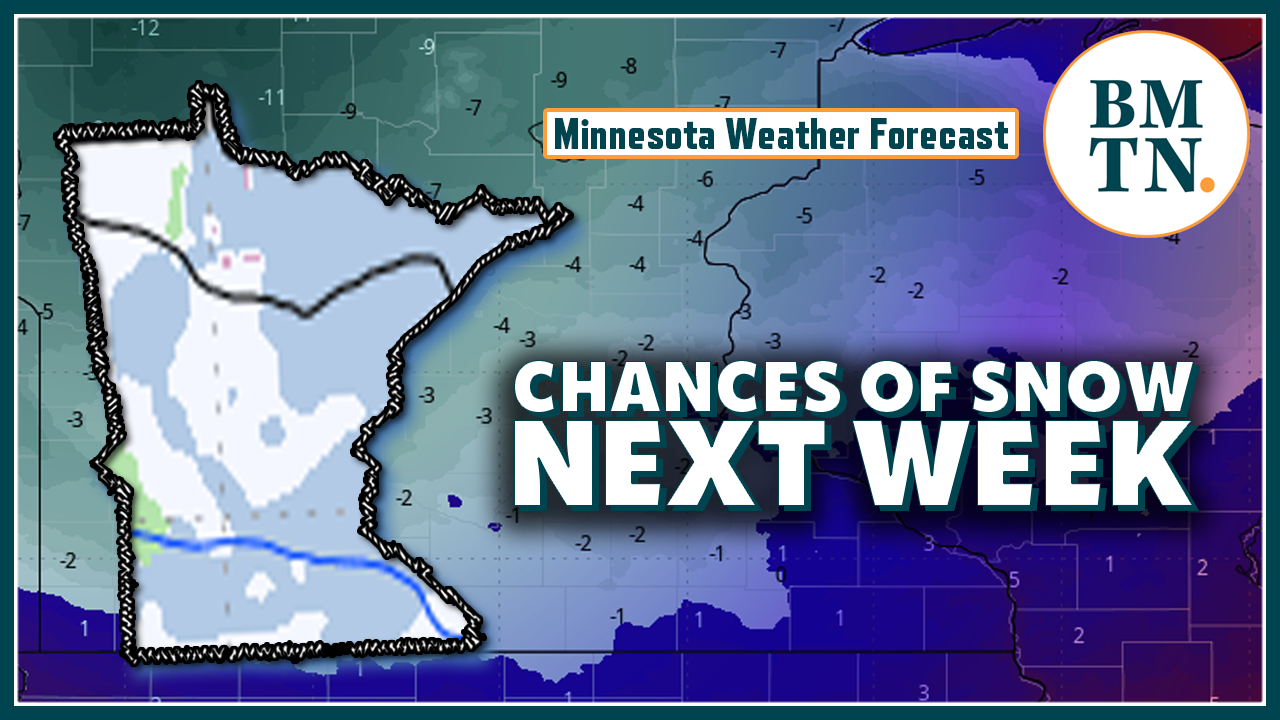 Clipper systems bring several snow chances to Minnesota next week ...
