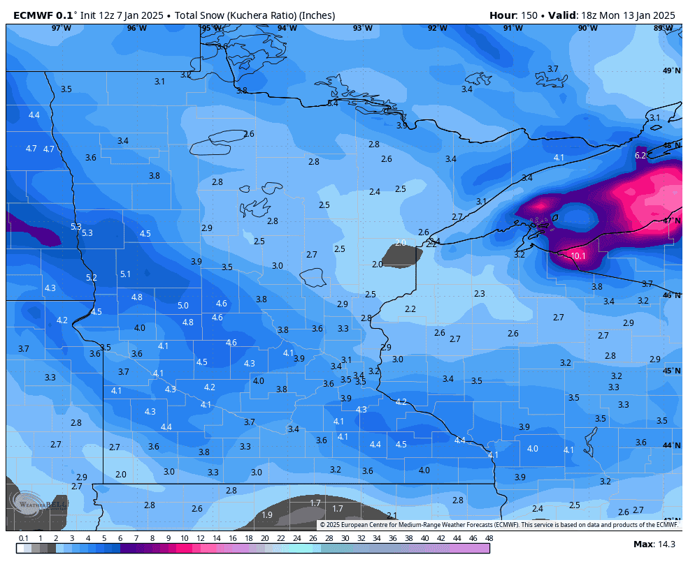 Weekend clipper could bring accumulating snow to Minnesota - Bring Me ...