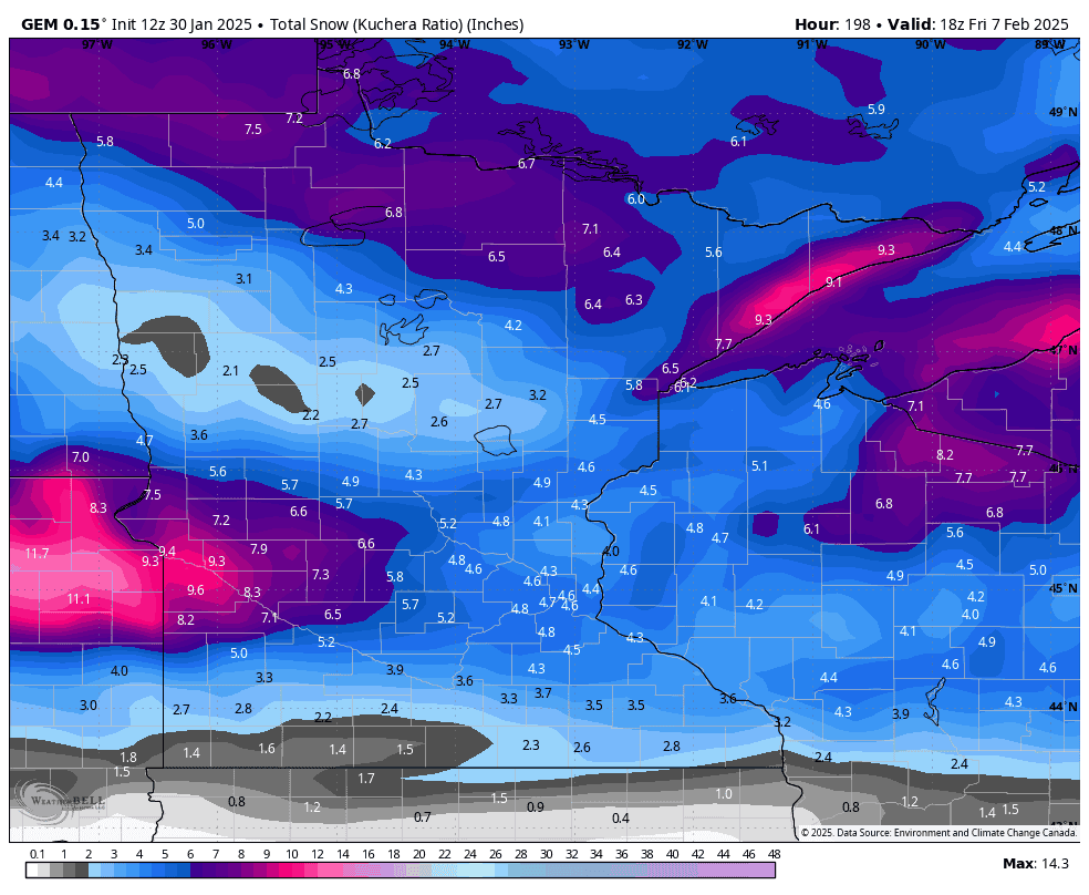 Several chances for snow as winter ramps up in Minnesota next week ...