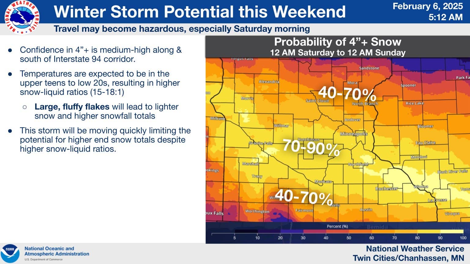 Up to 8 inches of snow possible in Twin Cities from Saturday winter ...