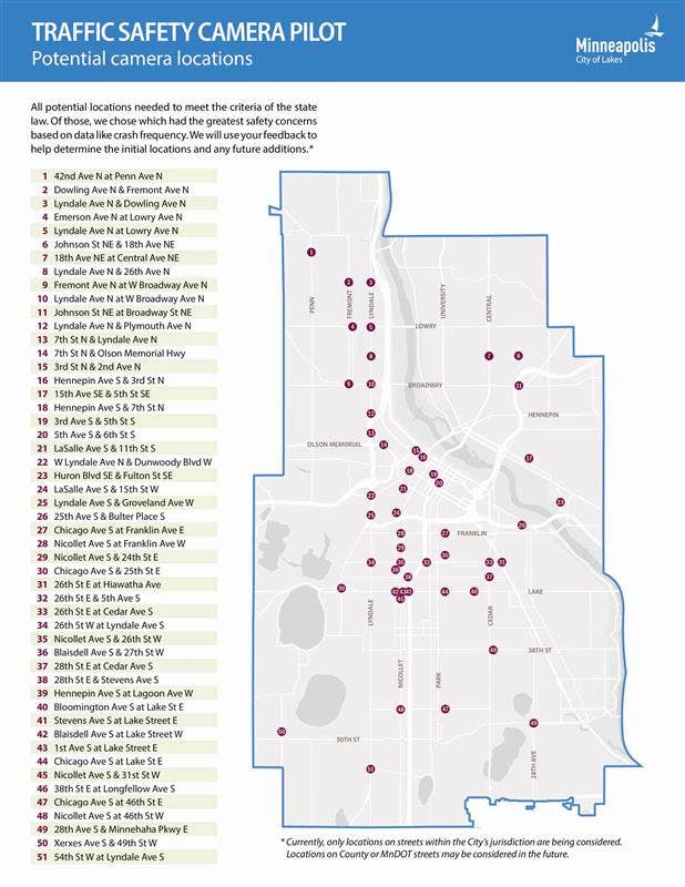 Coming to a Minneapolis intersection near you: Speeding, red light ...