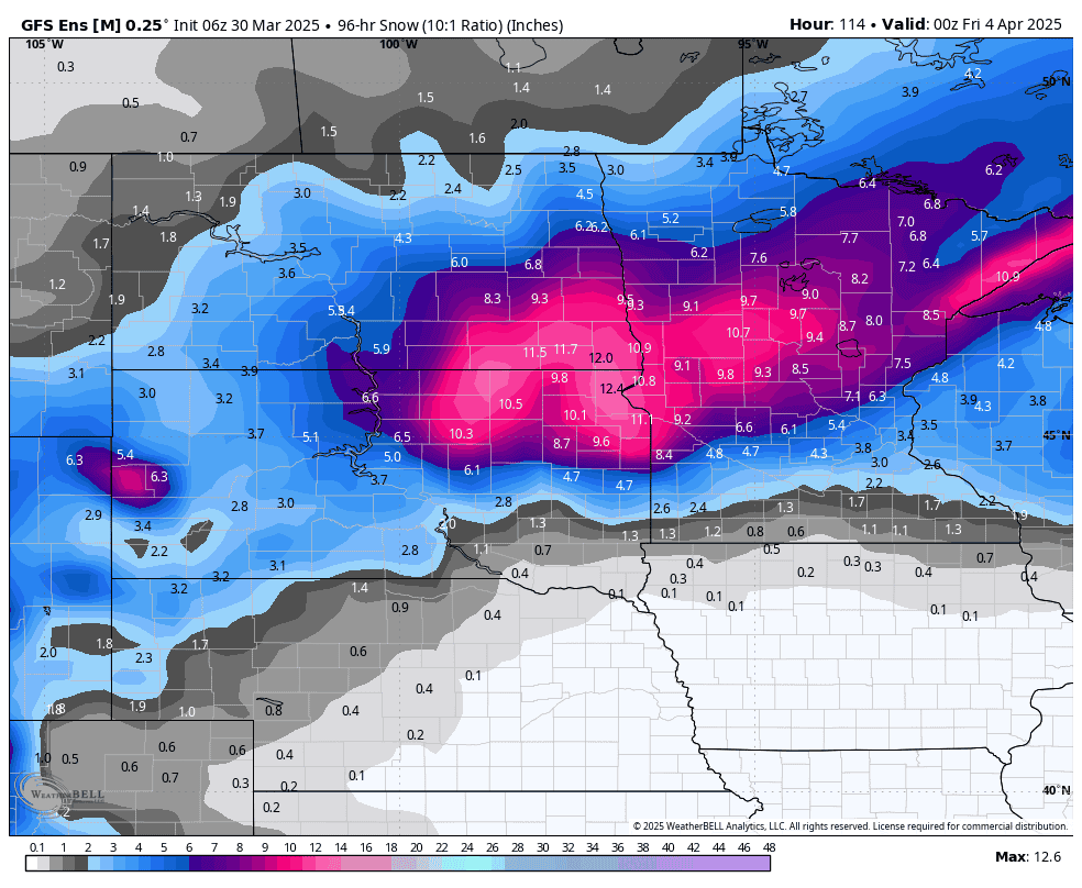 Potent midweek storm set to bring heavy, plowable snow to Minnesota ...