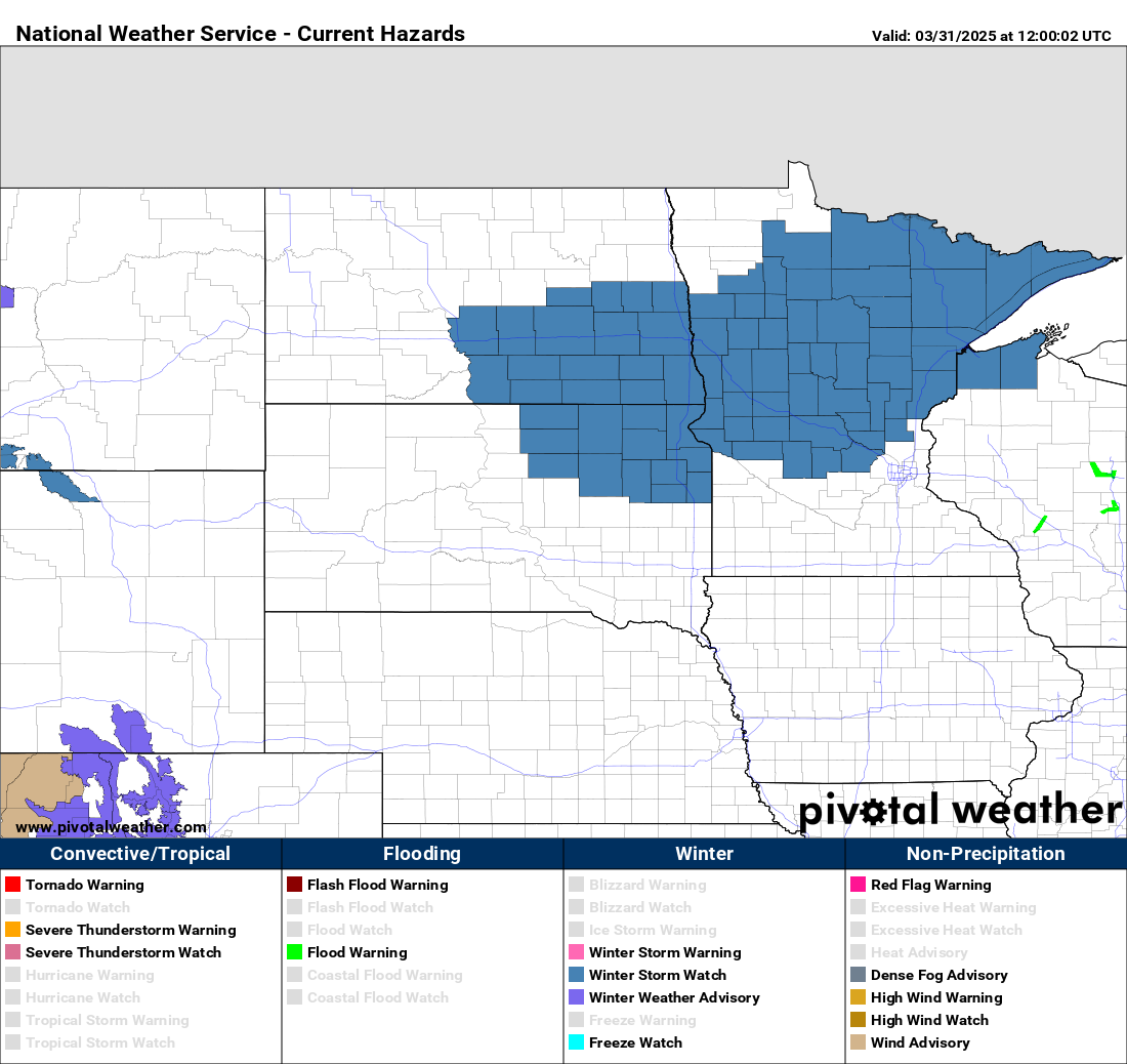 Winter storm watch issued as heavy snow approaches Minnesota - Bring Me ...