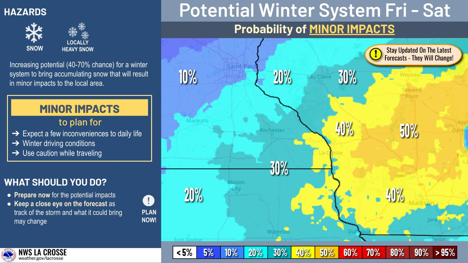 How much snow to expect with systems arriving Thursday and Saturday ...