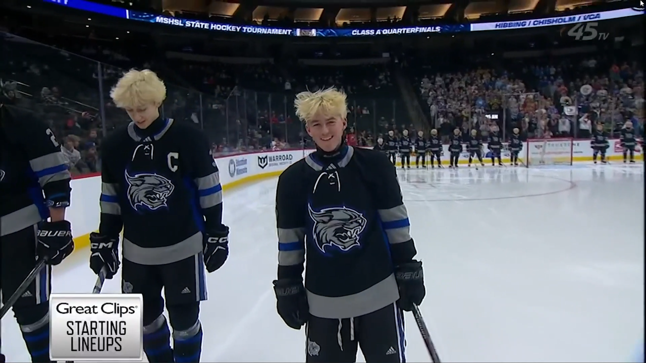 Hockey hair flowing at Day 1 of 2026 Minnesota state tournament - Bring ...
