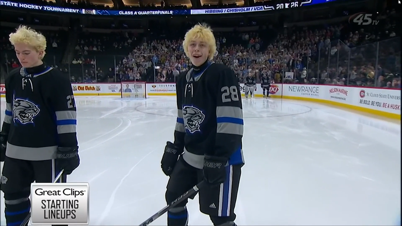 Hockey hair flowing at Day 1 of 2026 Minnesota state tournament - Bring ...