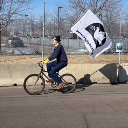 Hennepin County drops case against veteran cited for riding bike outside Whipple Building