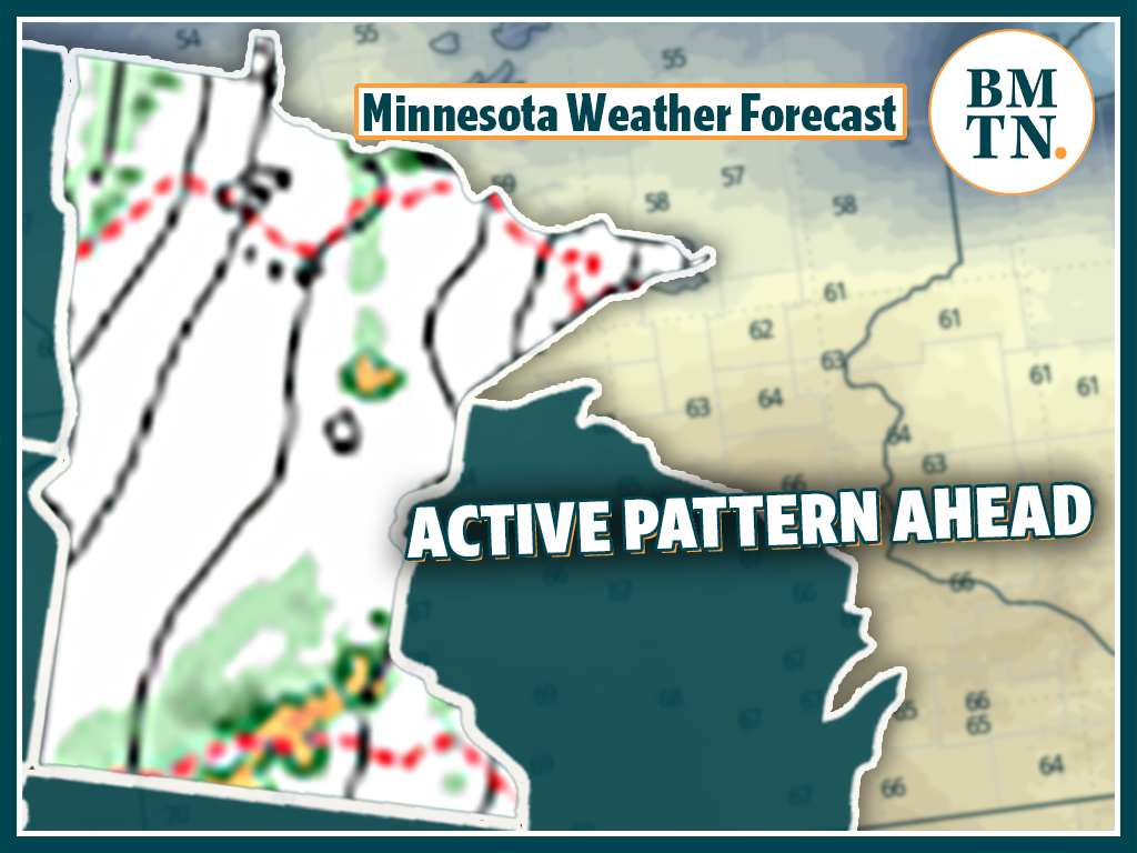 Cooldown before weekend warmup; eyes on active pattern next week ...