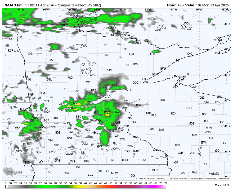 Very large hail, damaging winds, tornadoes possible Monday in Minnesota ...