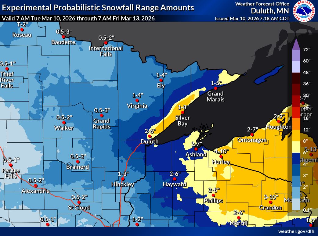 First of 3 winter systems will bring several inches of snow to ...