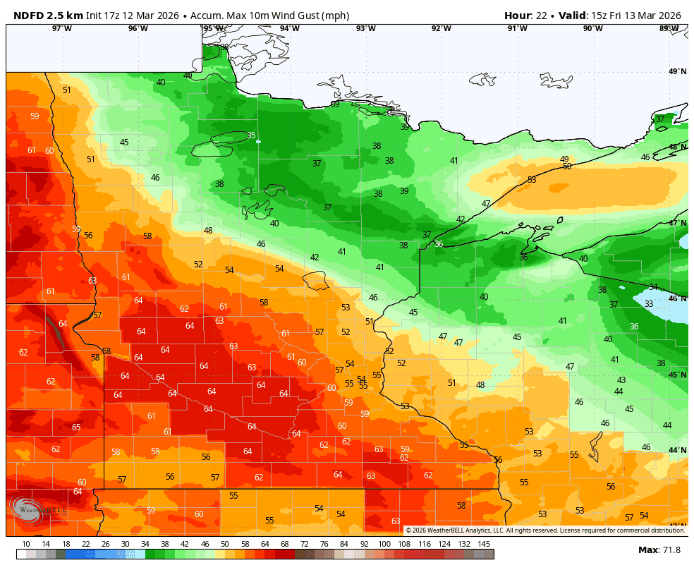Damaging winds in Minnesota could down trees, knock out power - Bring ...