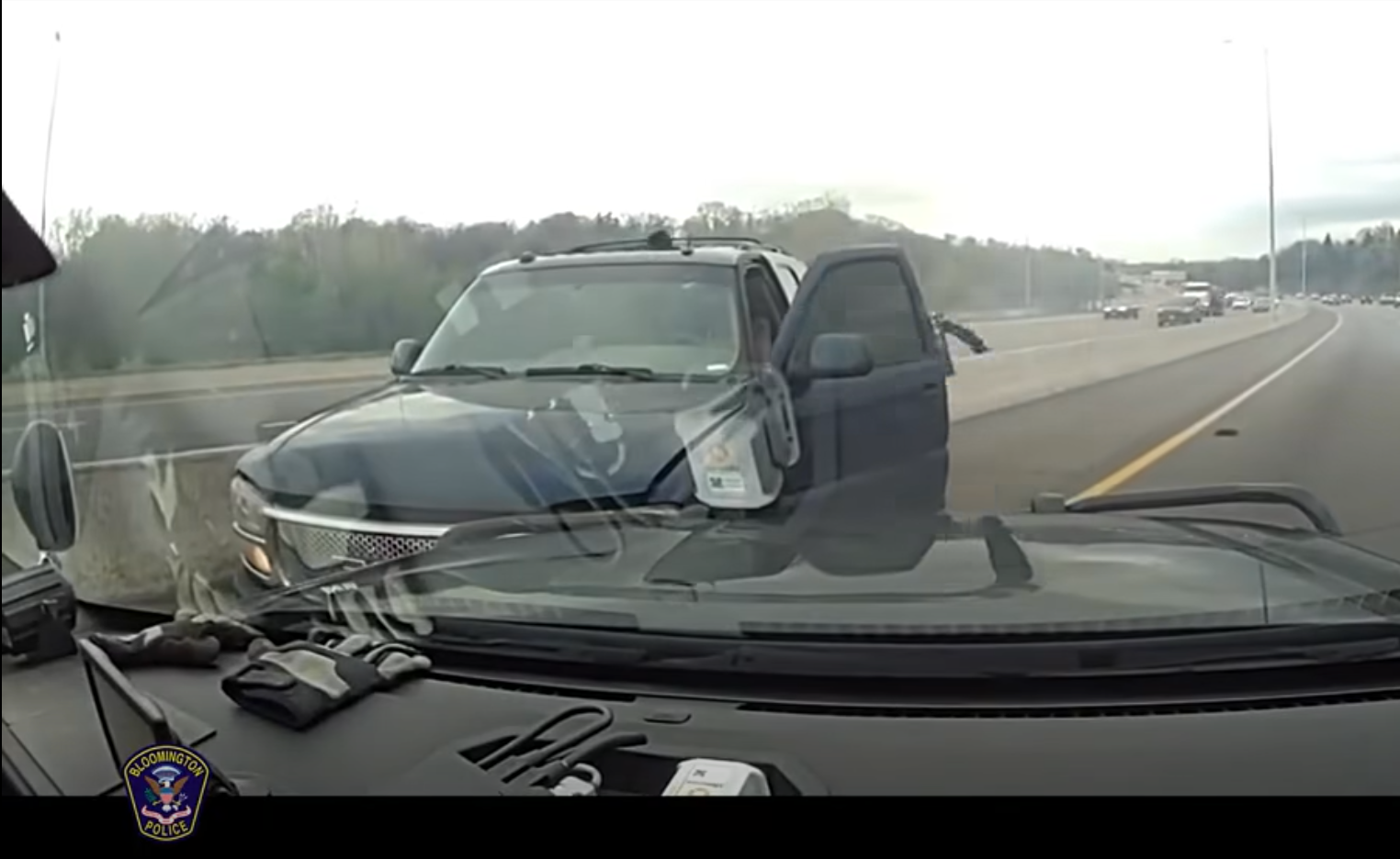 Video shows pursuit of stolen vehicle that ends in crash on Highway 100 ...