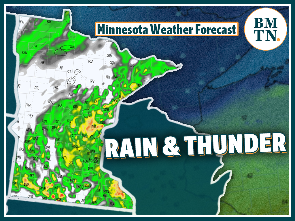 Rainy Monday kicks off cooler week in Minnesota - Bring Me The News
