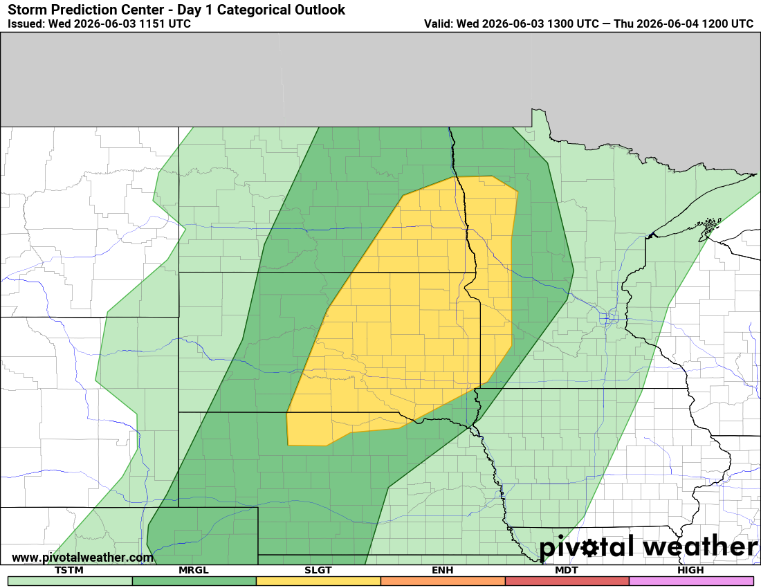 Severe storms possible in Minnesota the next 3 days - Bring Me The News