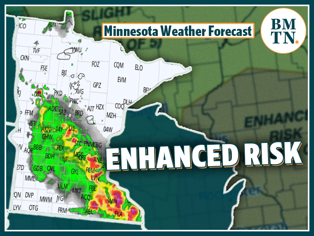 Enhanced severe weather risk as two rounds of storms fire up Tuesday into Wednesday