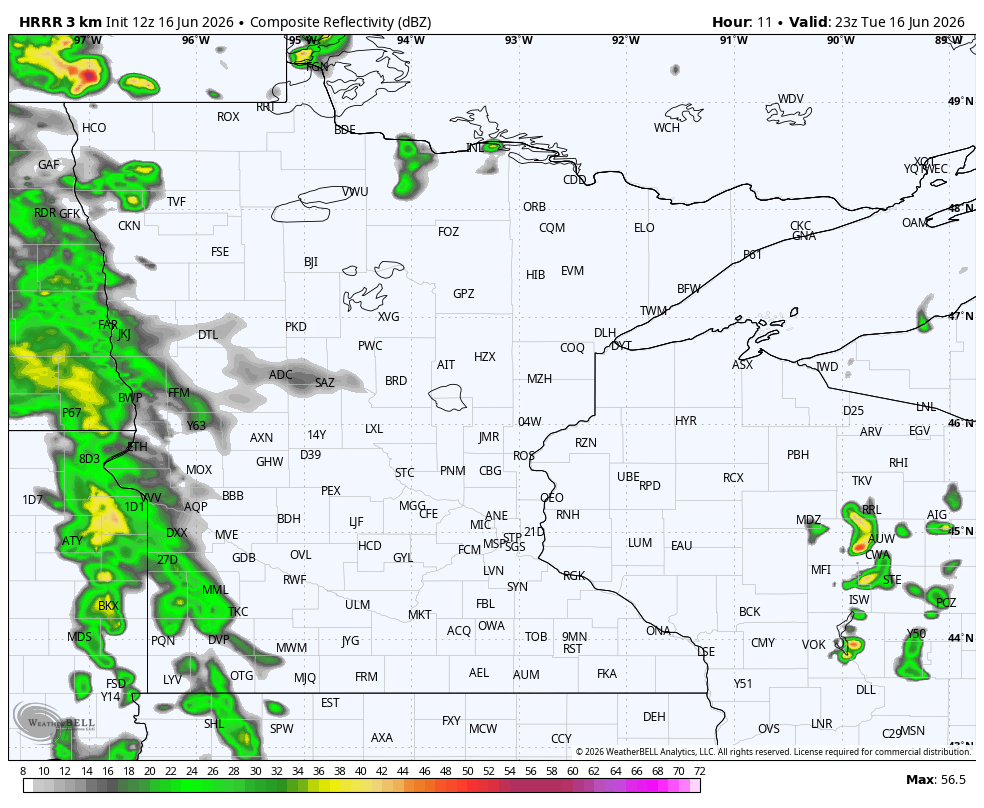 Tornadoes unlikely, but large hail and damaging winds could hit ...