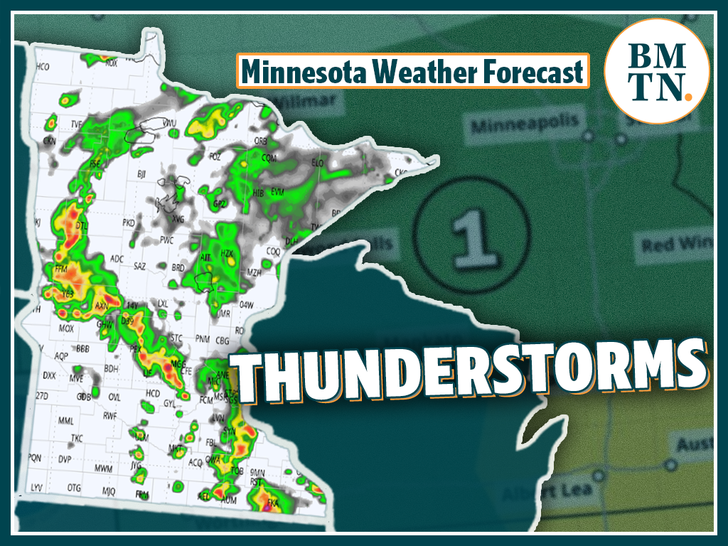 Update on where severe storms could pop in Minnesota on Wednesday ...