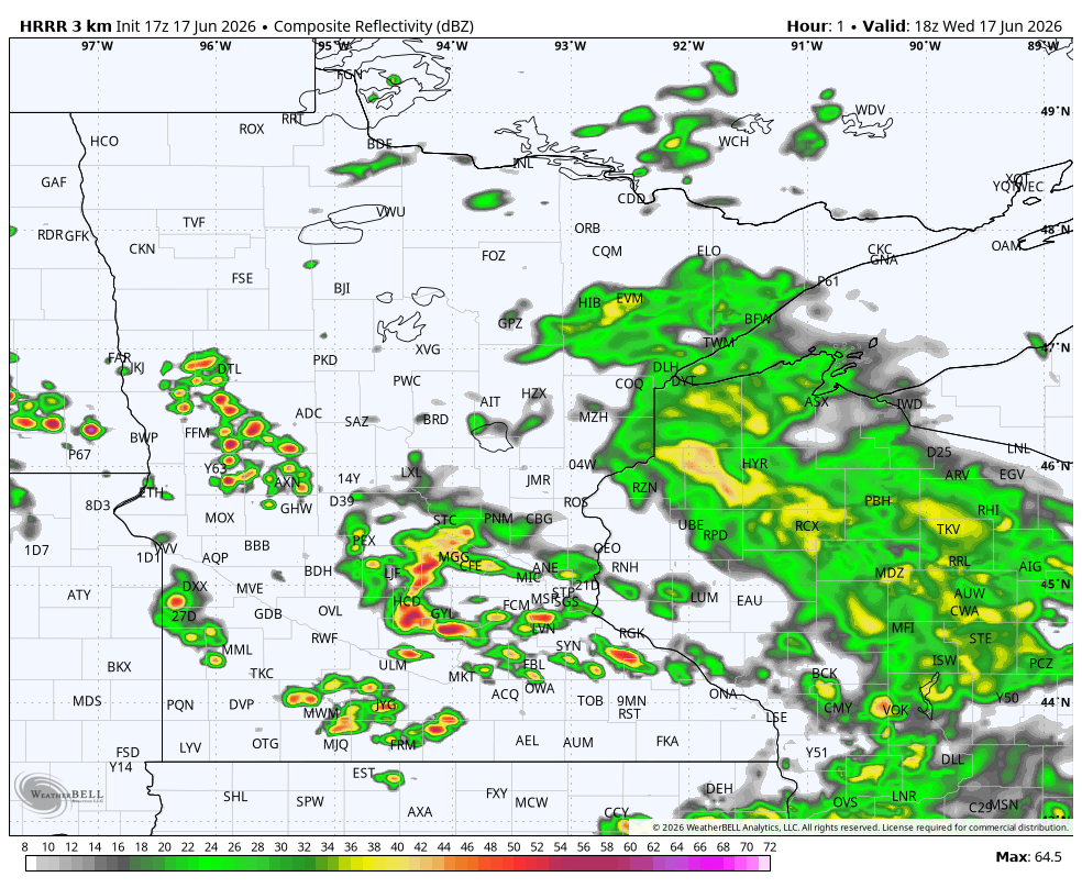 Severe thunderstorm watch in southeast Minnesota: Large hail, strong ...