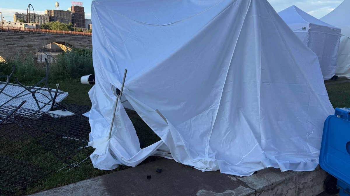 Severe storm damages booths, equipment ahead of Stone Arch Bridge Festival