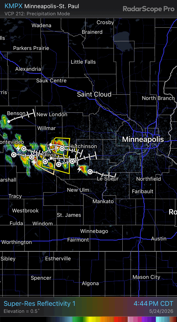 Severe storms prompt watch as large hail, strong winds threaten ...