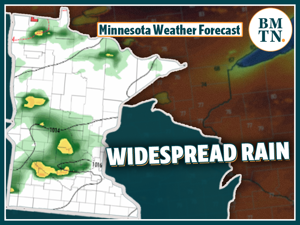 Widespread rain and storms possible as heat dome leaves Minnesota