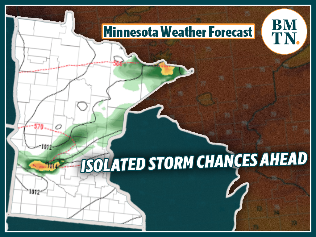 Warmth, humidity, and isolated storms returning to Minnesota