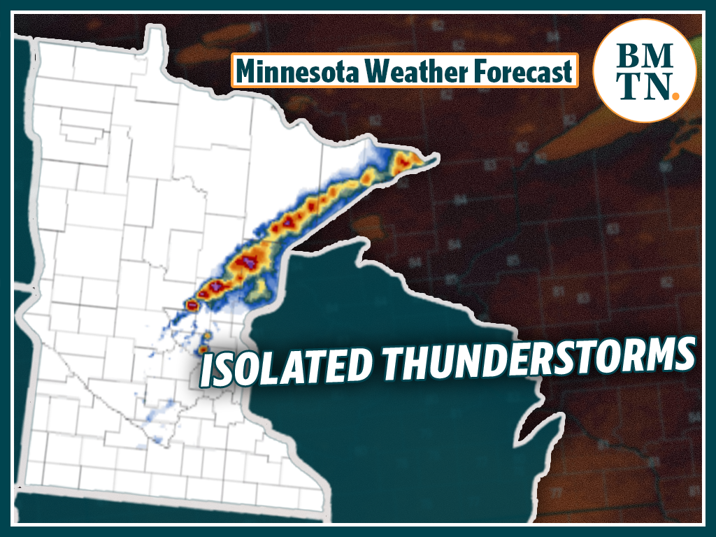Isolated storms Friday, better chances for rain early next week