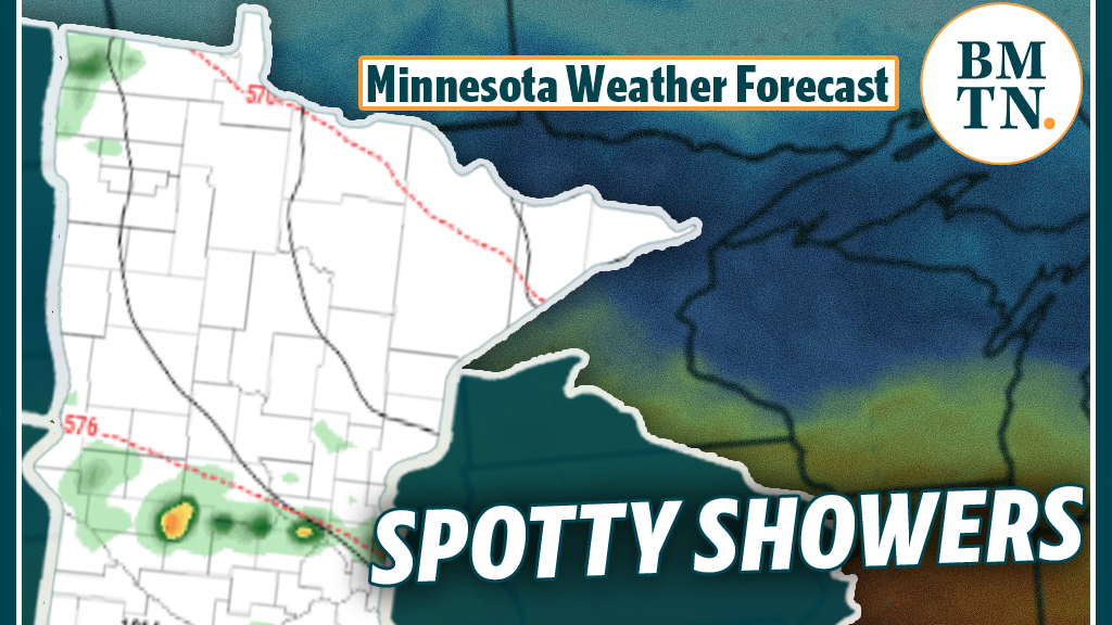 Spotty showers stick around with several more disturbances on the way