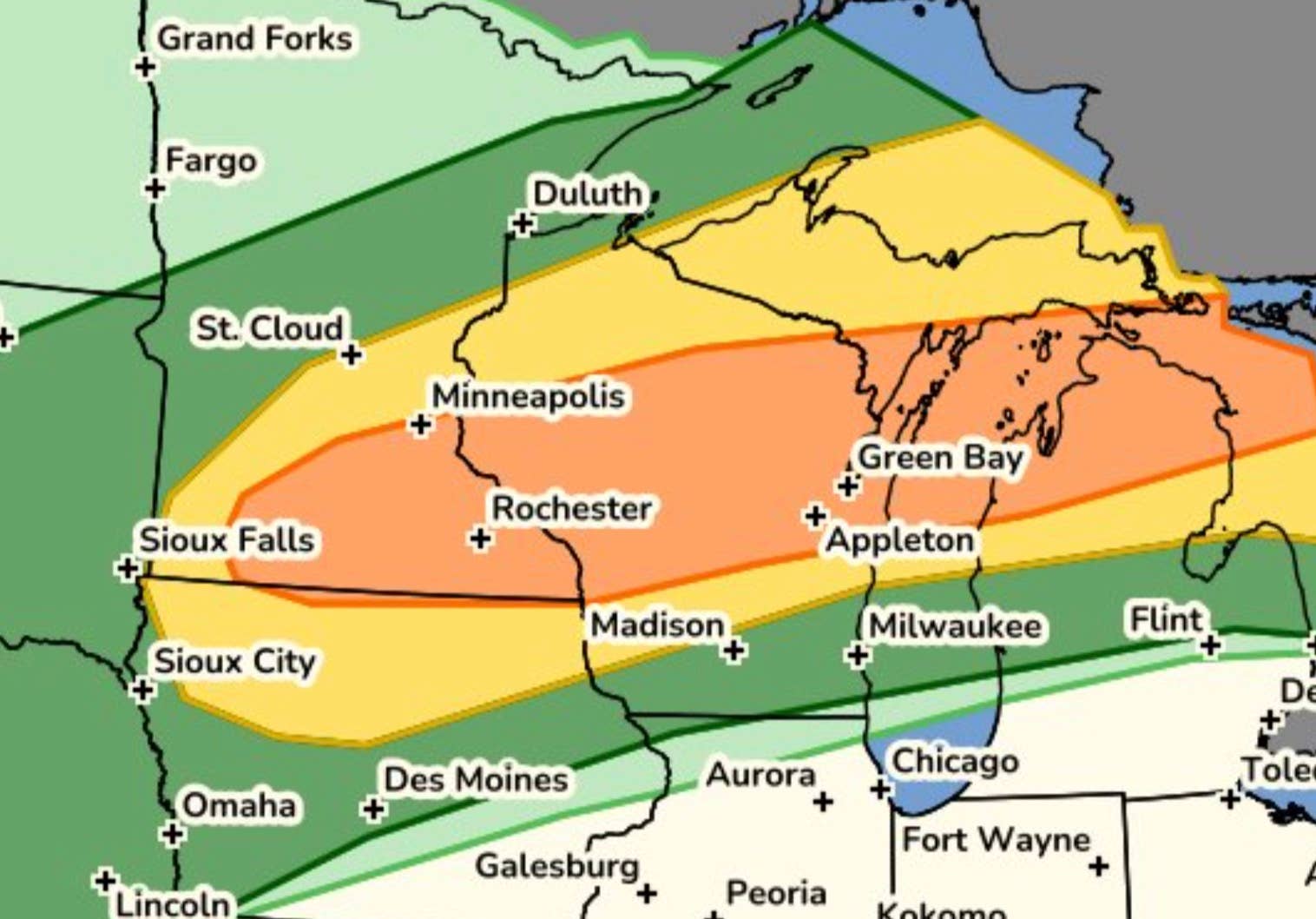 Enhanced risk of severe storms in Twin Cities and southern MN, with ...