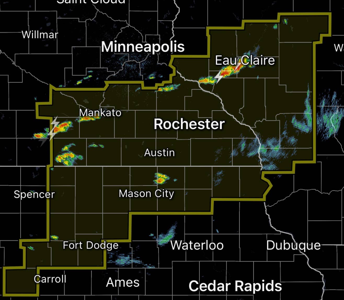 Severe thunderstorm watch issued: Threat from damaging winds, large ...