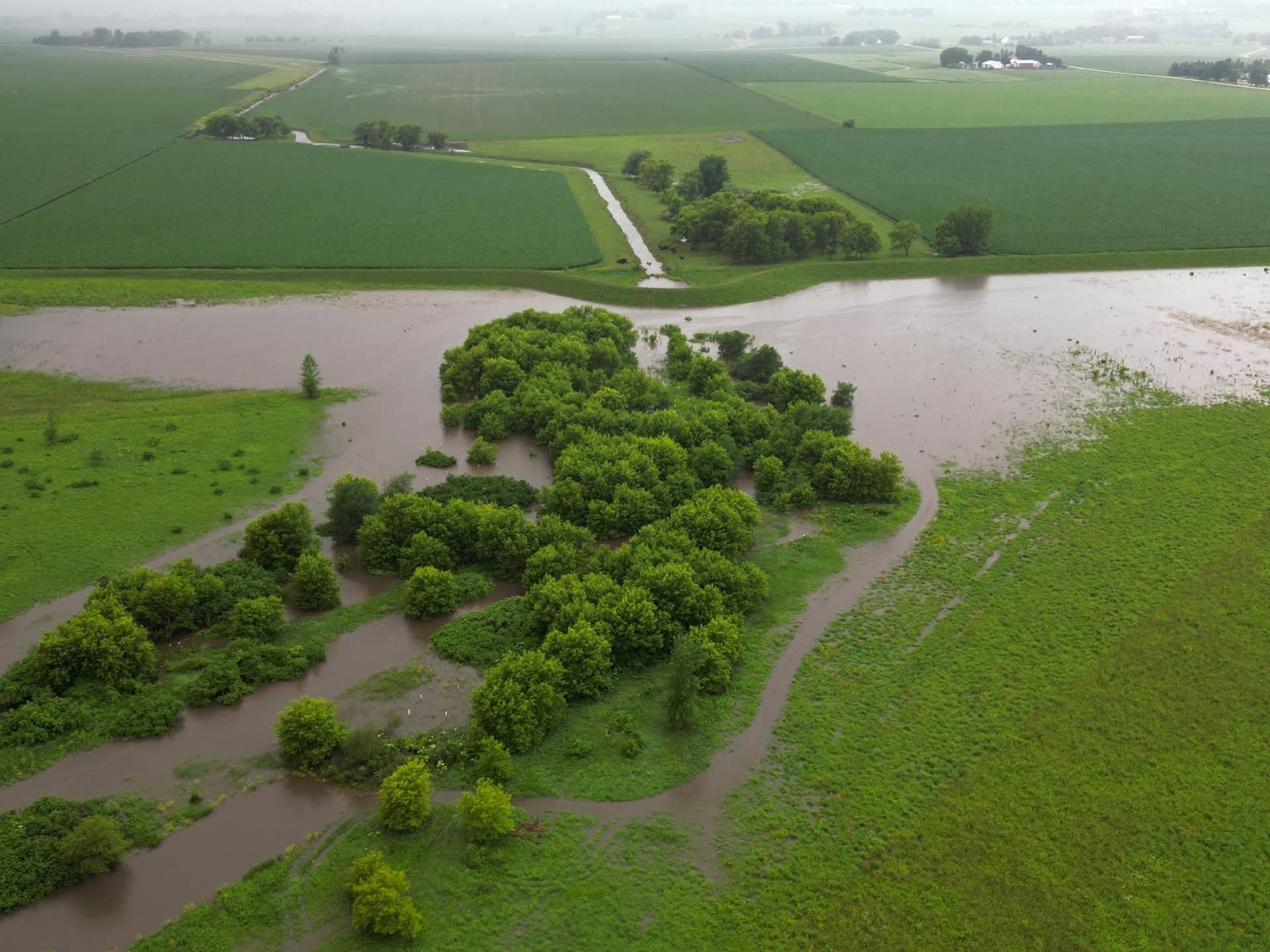 How much rain fell during storms that caused flash flooding in ...