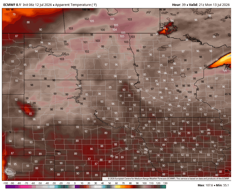 Extreme heat warnings in Minnesota with 90-plus temperatures all week ...